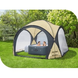 Pavėsinė ant stogo SPA palapinė baseinas 390x390x225 bestway 60305 modelis 2024