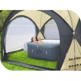Pavėsinė ant stogo SPA palapinė baseinas 390x390x225 bestway 60305 modelis 2024