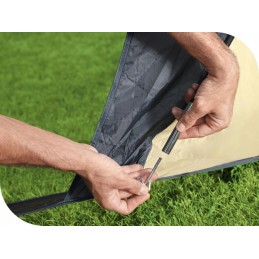 Pavėsinė ant stogo SPA palapinė baseinas 390x390x225 bestway 60305 modelis 2024