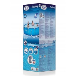 Plieninis sodo baseinas 305 x 76 cm komplektas 15in1 bestway 56677