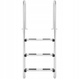 Nerūdijančio plieno baseino kopėčios, 3 pakopos, 1320 mm