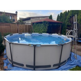 Plieninis sodo baseinas 366 x 100 cm