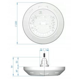 Lumiplus rapid pool lamp rgb light 1100lm