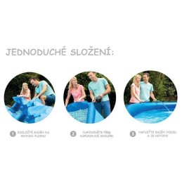 Intex 26166 12430 l rėminės baseino kopėčios mėlynos 39 9 kg