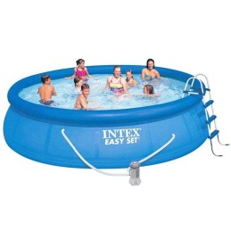 Intex 26166 12430 l rėminės baseino kopėčios mėlynos 39 9 kg