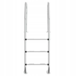 Baseino kopėčios 54x38x158 cm, nerūdijančio plieno