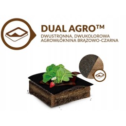 Agrowwoven mat 50g m2 3 2x50 m ruda juoda