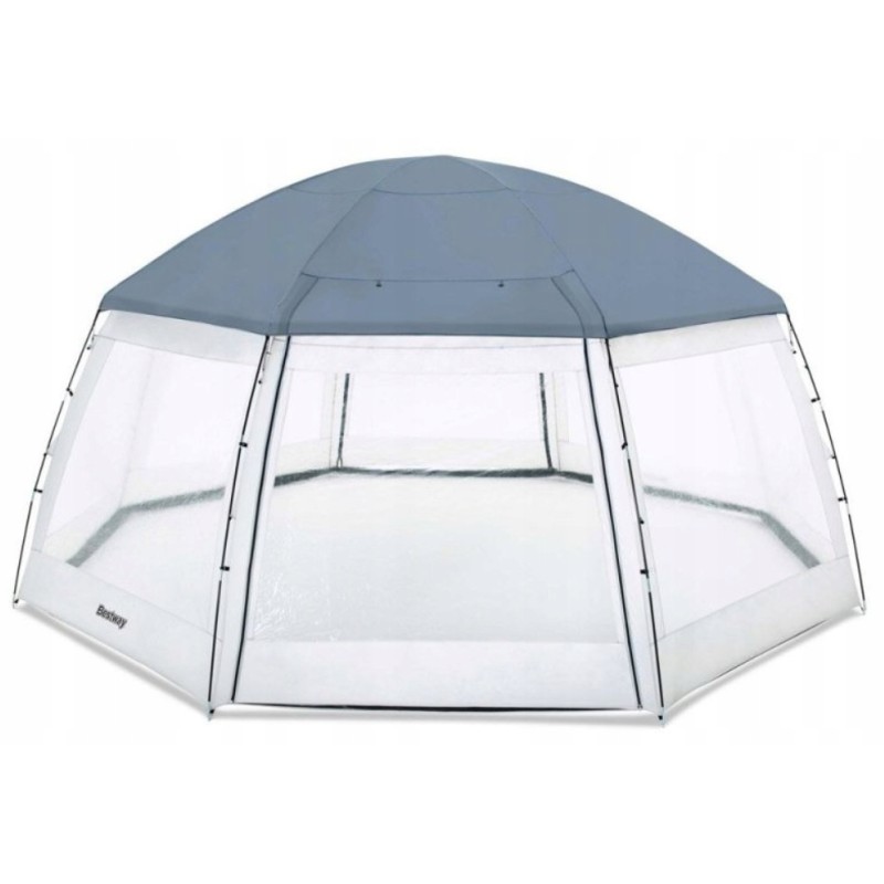 Paviljono sodo palapinė baseinui 600x600x295 cm bestway 58612