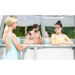 Paviljono sodo palapinė baseinui 600x600x295 cm bestway 58612