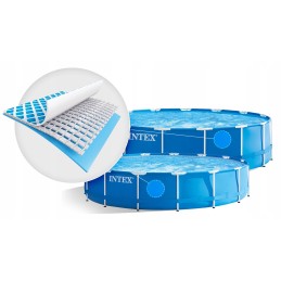 Plieninis sodo baseinas 366 x 76 cm rinkinys 6in1 intex 28210