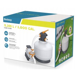 58486 sand filter pump pool filter 11355 lh bestway