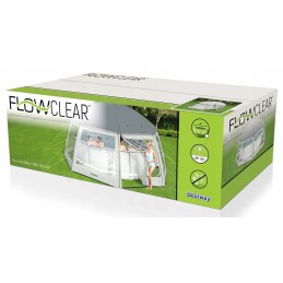 Funkcionalus, praktiškas pavėsinės paviljonas SPA baseinui 6x6x3m bestway 58612