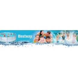 Bestway dārza karkasa baseins 396x84, 8in1 komplekts