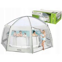 Funkcionalus, tvirtas pavėsinės stogas SPA baseinui 6x6x3 bestway 58612