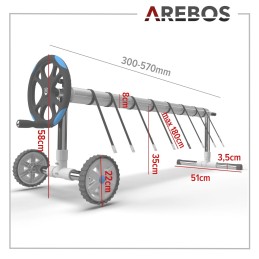 Volelis arebos baseino tentui suvynioti 3m 5 7m