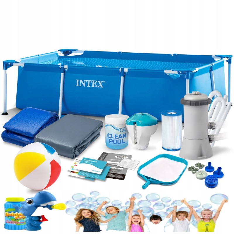 Karkasinis baseinas 300x200x75 cm 16in1 intex 28272