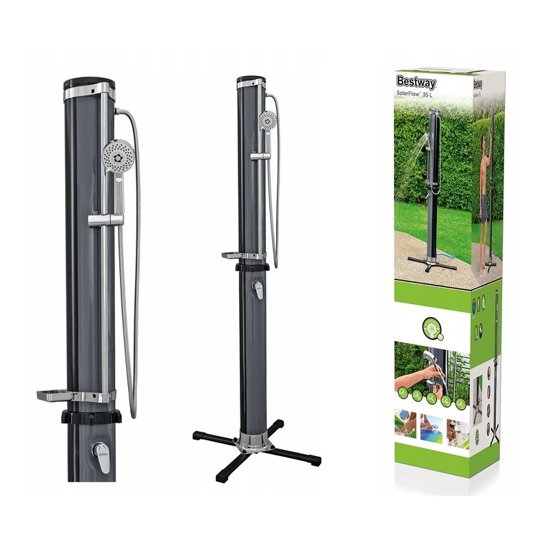 Patogus saulės sodo dušas 35 l stovyklavimui bestway kempinge 58696