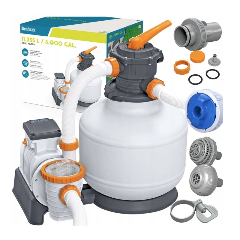 Bestway 58486 smėlio siurblys baseinams 11 355 lh
