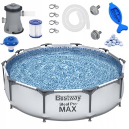 Sodo rėmo baseinas 305x76 bestway rinkinys xxl