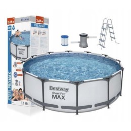 Plieninis sodo baseinas 366 x 100 cm