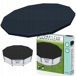 Bestway plieno pro max apvalaus rėmo baseinas, 366 x 100 cm, dangtis