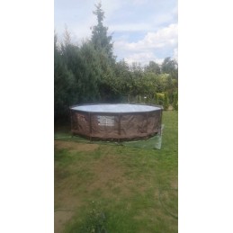 Bestway plieno pro max apvalaus rėmo baseinas, 366 x 100 cm, dangtis