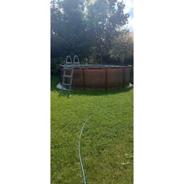 Bestway plieno pro max apvalaus rėmo baseinas, 366 x 100 cm, dangtis