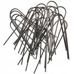 Metaliniai smeigtukai įvairių tipų agrotekstilei, agrotekstilei ir geotekstilei tvirtinti prie žemės, taip pat smeigtukai kurmių