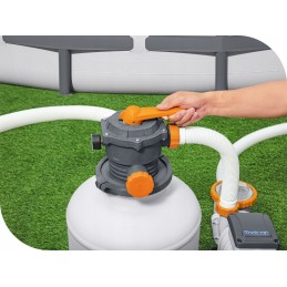Baseina smilšu sūkņa baseina filtrs 11355 lh bestway 58486 modelis 2024