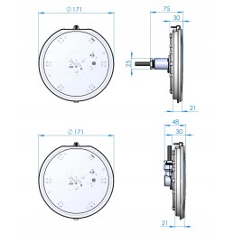 Lumiplus flexi ac peldbaseina spuldze, auksti balta gaisma v1 1485lm