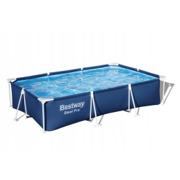 Deluxe terasest profiraamiga bassein 300x201x66 bestway 3in1 filterpump