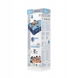Deluxe steel pro frame pool 300x201x66 bestway 3in1 pump filter