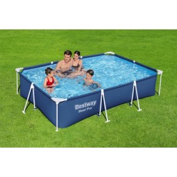 Deluxe terasest profiraamiga bassein 300x201x66 bestway 3in1 filterpump
