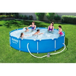 Sodo baseinas, plieninis, siurblys 366x76 bestway 16in1