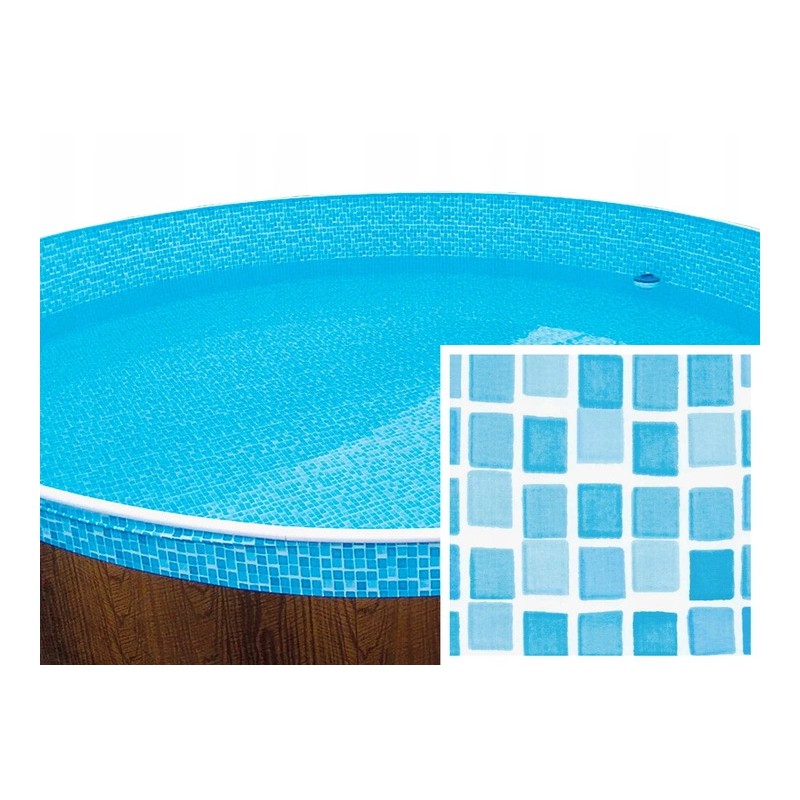 Originalus folijos įdėklas ovaliam baseinui 5 5x3 7x1 2m