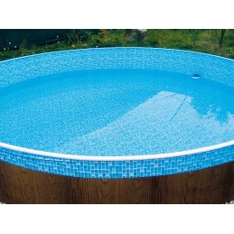 Originalus folijos įdėklas ovaliam baseinui 5 5x3 7x1 2m