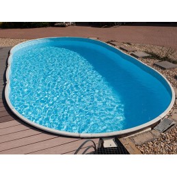 Originalus folijos įdėklas ovaliam baseinui 5 5x3 7x1 2m