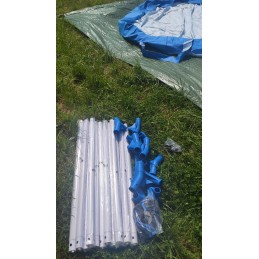 Didelis sodo baseinas su rėmu, dydis 3 6 m, aukštis 76 cm