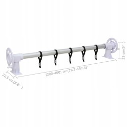 Plastikinis volelis baseino tentui suvynioti