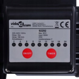 Vidaxl smėlio filtro siurblys su laikmačiu 550 w 50 l 92292