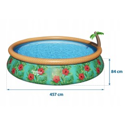 Išplečiamas sodo baseinas 15 pėdų 457x84 cm bestway