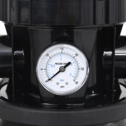 Smėlio baseino filtras su juodu pirminiu filtru