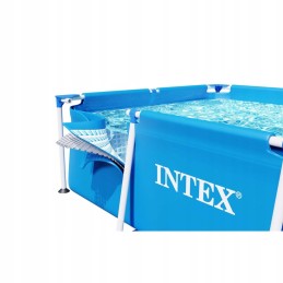 Plieninis sodo baseinas 260 x 160 x 65 cm rinkinys 15 in 1 intex 28271