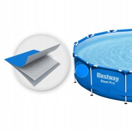 Plieninis sodo baseinas 305 x 76 cm, 15 viename komplektas