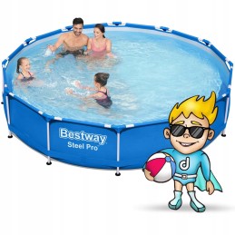 Karkasinis baseinas su pompa 366 x 76 cm rinkinys 9in1 bestway 56681