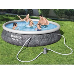 Didelis sodo baseino komplektas 9in1 bestway 396x84 cm sodo rėmo baseinas