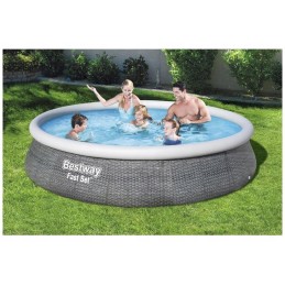 Didelis sodo baseino komplektas 9in1 bestway 396x84 cm sodo rėmo baseinas