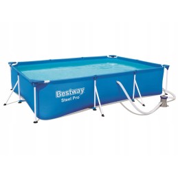 Karkasinis baseinas 300x201x66cm prabangus 3in1 bestway 56