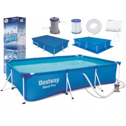 Raambassein 300x201x66cm deluxe 3in1 bestway 56