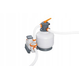 Stiprus bestway 11355l h baseino smėlio siurblys